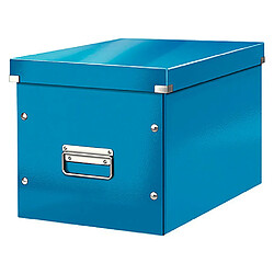 Boîte de rangement carton Leitz Click & Store Wow Cube Format L bleu