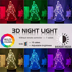 RedMiter Cristianos personnage LED veilleuse pour la décoration de la maison capteur tactile couleur changeante veilleuse cadeau d'anniversaire lampe de bureau pour enfants