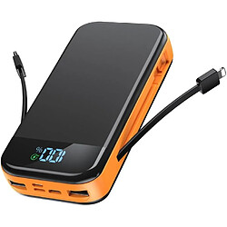 SANAG Power Bank - Fonction De Charge Rapide - 27000 Mah - Batterie Externe Avec 2 Câbles Qc 22,5 W Et Usb C Pd 20 W - Batterie Externe De Téléphone Portable Petite Mais Puissante Avec 3 Entrées Et 5