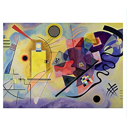 Ravensburger puzzle jaune rouge bleu kandinsky