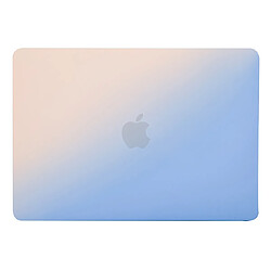 Wewoo Housse Coque Mac Étui de protection en plastique pour ordinateur portable de style crème MacBook Pro 15,4 pouces 2019 bleu rose