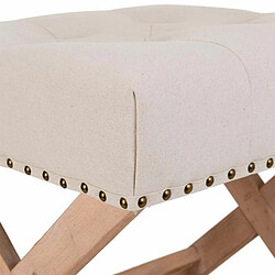 Banquette Alexandra House Living Gris Crème 46 x 46 x 49 cm pas cher