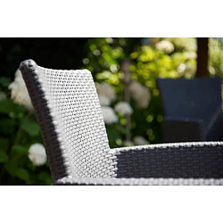 Keter Chaise de salle à manger de jardin Iowa graphite 215526