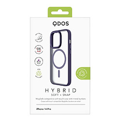 Acheter QDOS Coque pour iPhone 14 Pro Hybrid Soft avec Snap Compatible MagSafe Violet