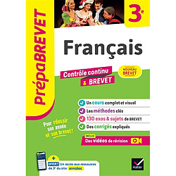 Français 3e : contrôle continue & brevet : nouveau brevet - Occasion