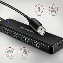 HUE-C1A, HUB 4-port USB 3.2 Gen 1 19cm cle