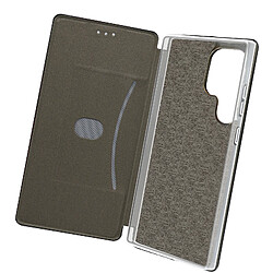 Avizar Étui pour Samsung Galaxy S24 Ultra Clapet Porte carte Support Video Noir