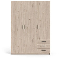 Avis Cstore Armoire VEGA - Décor Gris anthracite - 3 portes + 3 tiroirs - L 147 x P 49,6 x H 200,4 cm