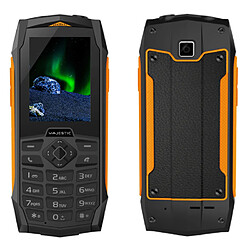 New Majestic Tank 6,1 cm (2.4') 156 g Noir, Orange Téléphone numérique