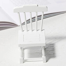 Acheter Dollshouse Miniature Table À Manger Fauteuil 1:12 Puppenhaus Meubles Décor Blanc