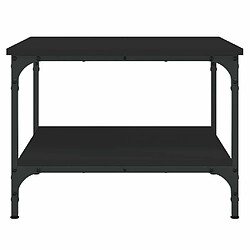 Acheter Maison Chic Table basse,Table Console Table d'appoint, Table pour salon Noir 55x55x40 cm bois d'ingénierie -MN39240