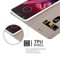 Cadorabo Coque Motorola MOTO Z2 PLAY / Z2 FORCE Etui en Gris