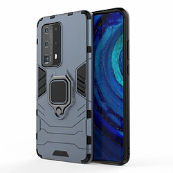 Coque en TPU hybride cool guard avec béquille bleu pour votre Huawei P40 Pro Plus