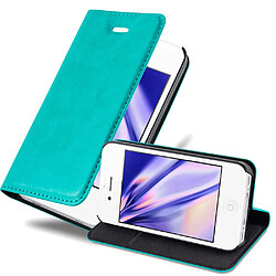 Cadorabo Coque iPhone 4 / 4S Etui en Turquoise