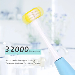 Acheter Universal Brosse à dents électrique à son latéral 3D pour enfants USB rechargeable Remplacement de la tête de brosse à ultrasons intelligente 5 mode Minuteur étanche | Brosse à dents électrique