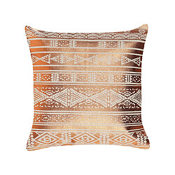 Beliani Coussin OUJDA Coton 50 x 50 cm Géométrique Cuivré