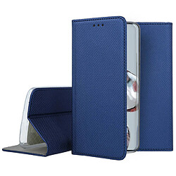 Htdmobiles Housse pour Xiaomi 12T / 12T Pro 5G - etui coque pochette portefeuille + film ecran - BLEU MAGNET