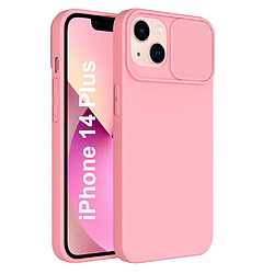 Coque Cam Slide couleur Rose Pour iPhone 14 Plus Little Boutik©