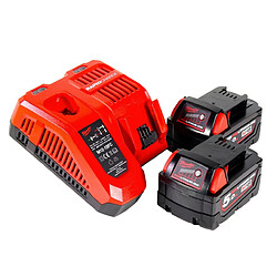 Acheter Milwaukee M18 FIW2F12-502X Clé à choc sans fil 18 V 339 Nm 1/2'' Brushless ( 4933478444 ) + 2x batterie 5,0 Ah + chargeur + HD Box