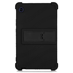 Coque en silicone avec béquille noir pour votre Huawei MatePad T8