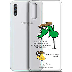 Caseink Coque Pour Samsung Galaxy A70 (6.7 ) [Gel HD Collection Les Shadoks ? Design Le Partage - Souple - Ultra Fin - Imprimé en France]