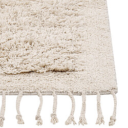 Avis Beliani Tapis en coton beige clair 80 x 150 cm BITLIS