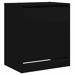 Acheter Maison Chic Armoire à chaussures | Meuble de rangement à chaussures Meuble d'Entrée noir 60x42x69 cm bois d'ingénierie -MN63696