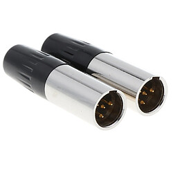 Acheter Lot de 2 XLR Mâle 3 Broches à 5 mm l'adaptateur Audio