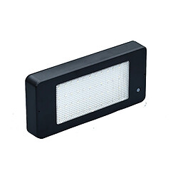 Applique solaire IP65 (800Lm 6000K A++) Noire - Voltman