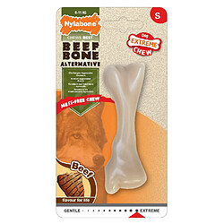 Nylabone Jouet os à mâcher Extreme Chew Beef Bone