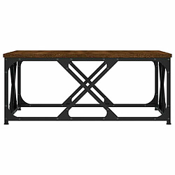 Acheter Maison Chic Table basse,Table Console Table d'appoint, Table pour salon chêne marron 70x70x30 cm bois d'ingénierie -MN33455