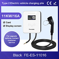 Chargeur EV Voiture Électronique 11KW avec Écran Digital et Bluetooth FERRASTAR-Blanc