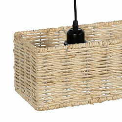 Avis BigBuy Home Suspension Noir Naturel Fer 220-240 V 88 x 17,5 x 65 cm