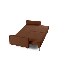 Avis Lisa Design Charlie - canapé droit 3 places - convertible avec coffre - en tissu