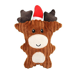 Chien Interactif Jouet Squeak Peluche Cadeau De Noël pour Chiens Fetch Jouer