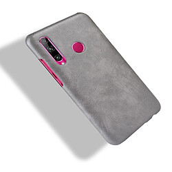 Acheter Wewoo Coque PC antichoc Litchi Texture PC + PU pour Huawei Honor 10i / 20i Gris