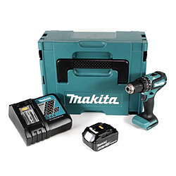 Makita DHP 485 RG1J Perceuse-visseuse à percussion sans fil 18 V 50 Nm + 1x Batterie 6,0 Ah + Chargeur + Makpac