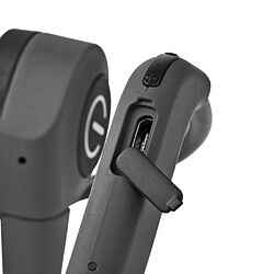 Avis NEDIS Ecouteurs Casque Bluetooth® par vibrations batterie 6.5 heures Microphone intégré Mémoire 8 GB Contrôle du Volume IPX5 Gris