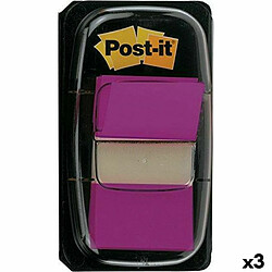 Notes Adhésives Post-it Index 25 x 43 mm Violet (3 Unités)