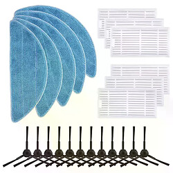 Pièces de rechange compatibles ILIFE V3s V3s pro V3 V5 V5s V5s pro, accessoires pour aspirateur Robot, Pack de 23 (12 brosses latérales + 6 He)