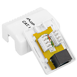 Prise en saillie Lanberg avec 1 x RJ45 Cat.6 UTP non blindé