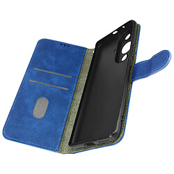 Avizar Étui pour Huawei Nova 11 Pro Clapet Portefeuille Fonction Stand Sleek Cover Bleu