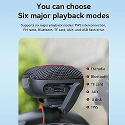 Yonis Enceinte Bluetooth Waterproof Outdoor Idéale Pour Vélo Avec TWS Et Radio FM pas cher