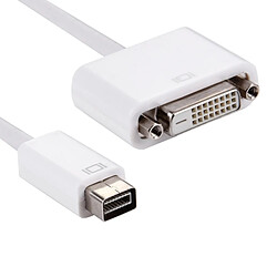 Avis Wewoo Blanc pour Macbook Adaptateur Mini DVI vers DVI 24 + 1