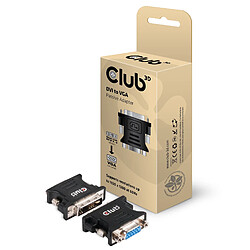 Club 3D CLUB3D DVI to VGA video converter/adapter DVI-I Noir