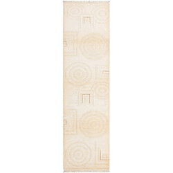 Vidal Tapis de couloir en laine 292x79 beige Darya