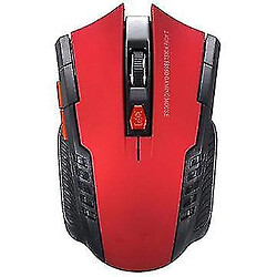 Acheter Universal 2000 dpi 2,4 GHz wilreless 6 clés de souris optique portable pour ordinateur portable PCS de bureau rouge