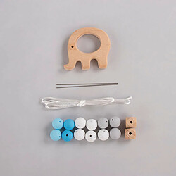 Rayher Kit DIY - Anneau de dentition Elephant bleu