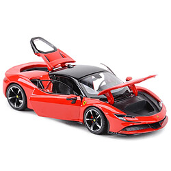 Universal 1: 24 Voiture de sport Moulée sous pression statique Collectible Modèle Voiture Jouet(Rouge)