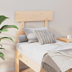 Maison Chic Tête de lit scandinave,Meuble de chambre 78,5x3x81 cm Bois massif de pin -MN11673